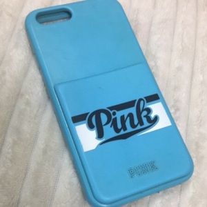 Blue Rubber Victoria’s Secret Pink Phone Case 6/6S